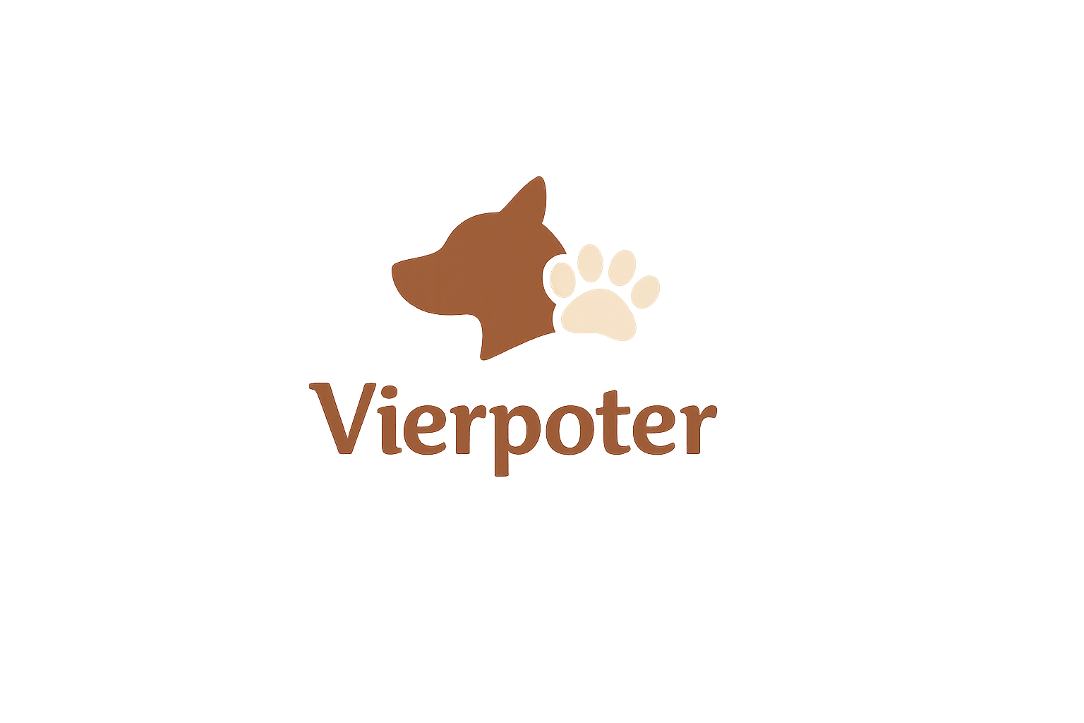 Vierpoter logo-webshop voor honden-accessoires